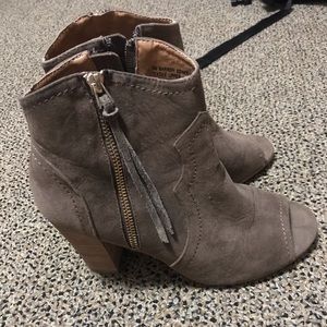 XOXO Brown Booties